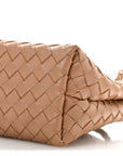 Nappa Intrecciato Small Andiamo Shoulder Bag Biscuit
