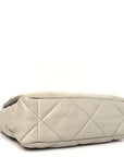Lambskin Quilted Large CHNL 19 Flap Grey