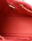 Caviar Quilted Mini CHNL 25 Handbag Coral