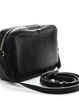 Pebbled Calfskin Small Soho Disco Bag Black