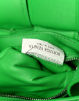 Nappa Maxi Intreccio Padded Cassette Crossbody Bag Parakeet