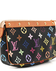 Monogram Multicolor Pochette Accessories Black