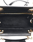 Calfskin Cannage Mini The Lady 95.22 Black