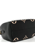 Empreinte Monogram Giant Speedy Bandouliere 25 Black Beige