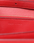 Box Calfskin Medium Classic Box Flap Bag Red