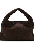 Suede Intrecciato Small Hop Fondant