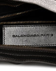 Pearlescent Goatskin Classic Gold Hardware City Bronze