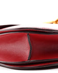Box Calfskin Medium Classic Box Flap Bag Red