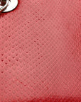 Snakeskin Medium Lady D1OR Pink
