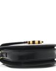 Shiny Calfskin Besace Clea Triomphe Black