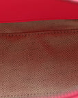 GG Supreme Monogram Textured Dollar Calfskin Web Ophidia Small Crossbody Bag Beige Ebony Fuchsia