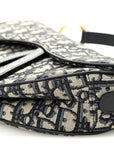 Oblique Saddle Bag Blue