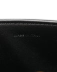 Shiny Calfskin Triomphe Shoulder Bag Black