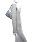 Calfskin Quilted The J Marc Shoulder Bag Wolf Grey