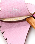 Ostrich Epsom Swift Birdy Bag Charm Mauve Sylvestre Nata Jaune Citron Magnolia Sesame