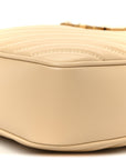 Calfskin Matelasse Monogram Lou Camera Bag Avorio