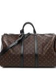 Monogram Macassar Keepall Bandouliere 55