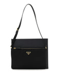 Re-Nylon Saffiano Pouch Black