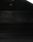 Lambskin Quilted Mini Rectangular Flap Black