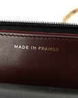 Caviar Quilted CC Turnlock Wallet On Chain WOC Black