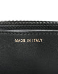 Lambskin Quilted Trendy CC Wallet On Chain WOC Black