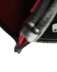 Lambskin Quilted CHNL 19 Wallet On Chain WOC Black