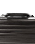 Gloss Polycarbonate Suitcase Compact Brown