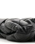 Lambskin Quilted Bow Bag Black