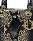 Snakeskin Small Lady D1OR Bleu Multicolor