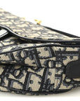Oblique Saddle Bag Blue