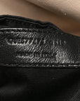 Lambskin Quilted Medium Loulou Puffer Monogram Chain Satchel Crema Soft