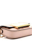 Nappa Matisse FF Embossed Nano Maxi Buckle Baguette Charm Rosa Quarzo
