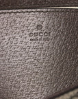 GG Supreme Monogram Textured Dollar Calfskin Web Mini Ophidia Envelope Shoulder Bag Beige Ebony