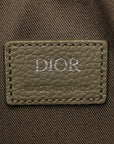 Oblique Saddle Triple Pouch Green