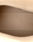 Suede Crocodile Embossed Le Petit Turismo Ivory