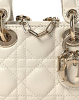 Lambskin Cannage Micro Lady D-Joy Latte