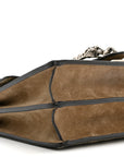 GG Supreme Monogram Small Dionysus Shoulder Bag Taupe