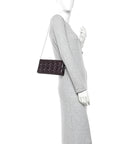 Patent Cannage Lady D1OR Chain Wallet Purple