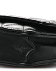 Lambskin Quilted Wallet On Chain WOC Black