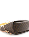 Monogram Inside Out Neverfull Bandouliere MM Jaune Safran