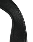 Paper Calfskin Maxi Intrecciato Small Cassette Crossbody Bag Black