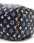 Calfskin Monogram Speedy P9 Bandouliere 30 Indigo