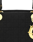 Nylon Cannage Large Lady D1OR Black
