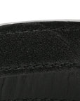 Coated Canvas La Greca Signature Black Gray