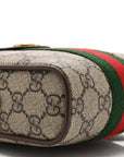 GG Supreme Monogram Web Mini Ophidia Messenger Brown