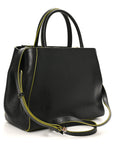 Vitello Elite Apple Charm Petite 2Jours Tote Black