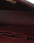 Caviar Quilted Small Double Flap Black