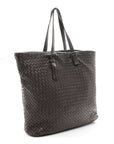 Nappa Intrecciato Large Tote Ebano