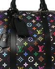 LV X TM Monogram Multicolor Keepall Bandouliere 50 Black