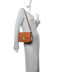 Natural Calfskin Medium Triomphe Tan